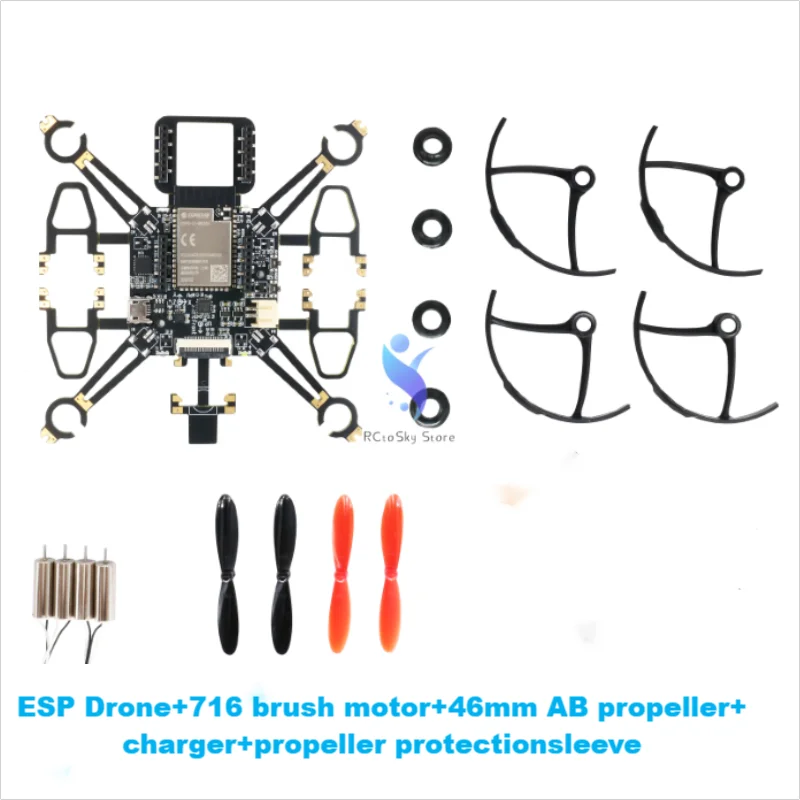 Crazyflie-Wifiリモコン付きのオープンソース四重飛行ロボット,esp32s2,esp32,esp-dronモデル