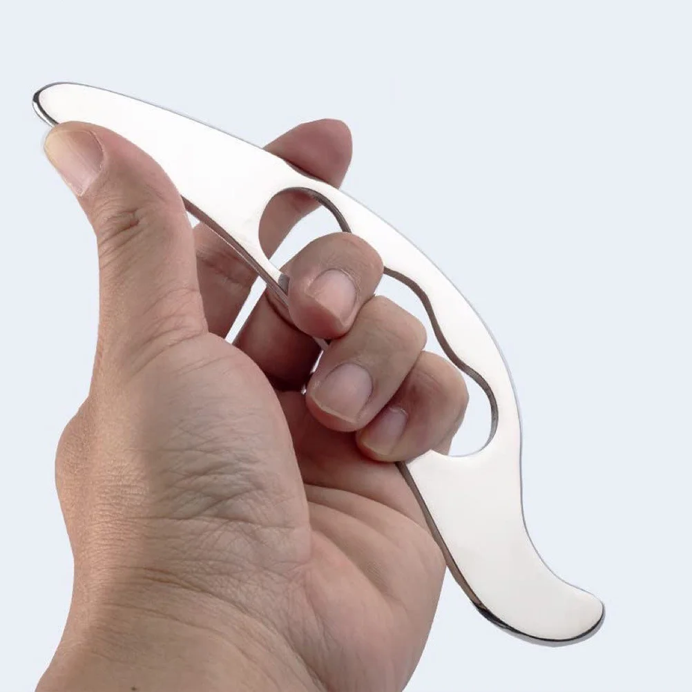 ステンレス鋼の刮痧（かっさ）マッサージツール、顔の筋肉スクレーパー、深層組織アンチエイジングスキンケアツール、フェイススクレーパー