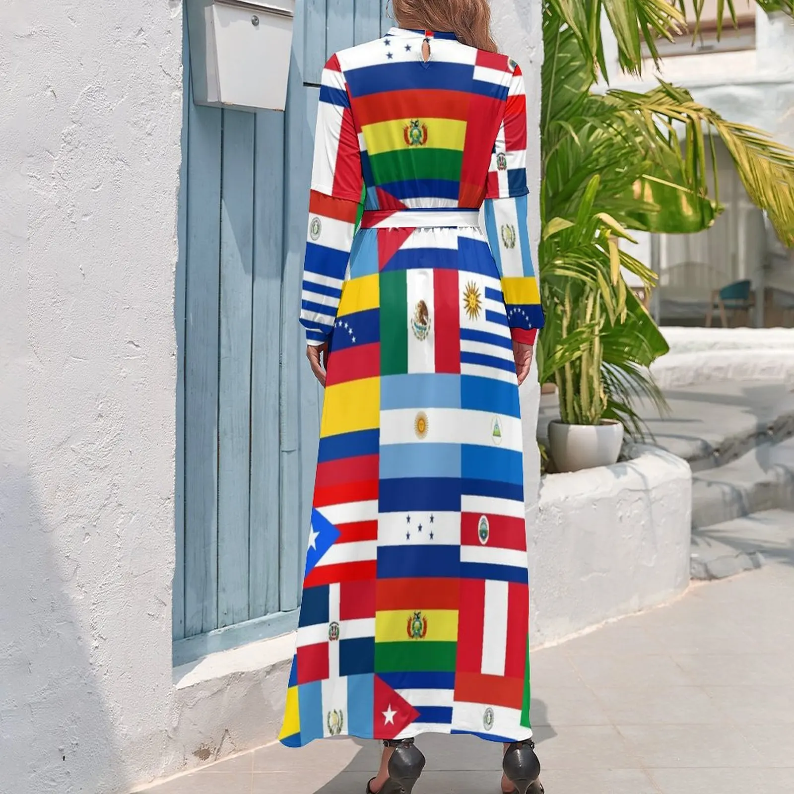 Flags of Latin America Long Dress dress dresses sexy dress for women