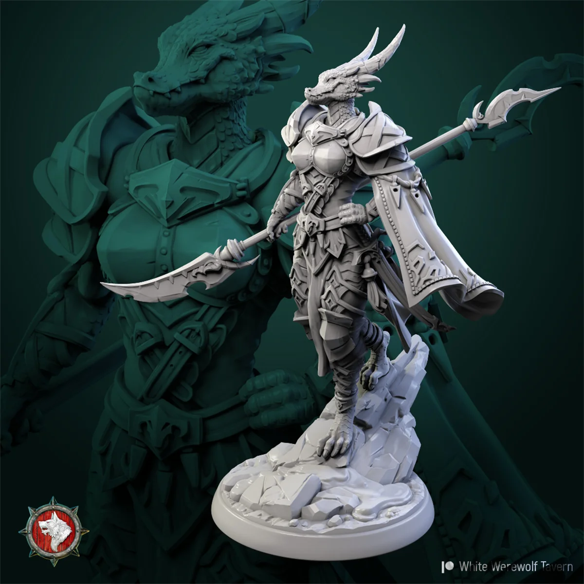 Dragon Tribe Priestess Witch Knight modello di scacchi