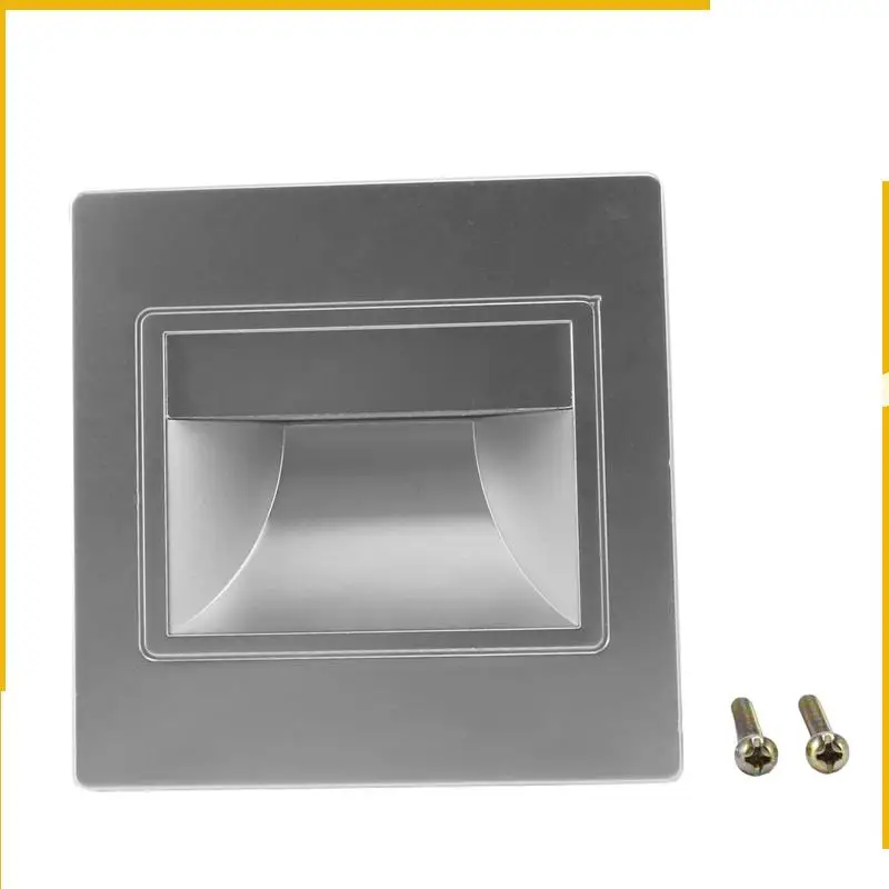 

A92P 16Pcs Stair Light Led 3W LED Recessed Wall Light Footlight Step Lamps Indoor Background Lighting Nightlight With 86 Box
