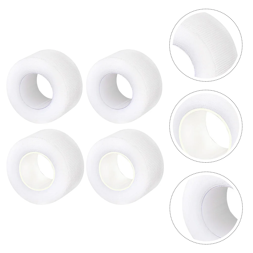 4 Pcs Transparent Stickers Wear-resistant Invisible Adhesive Pads High-heeled Shoes Mutifunctional Foot White