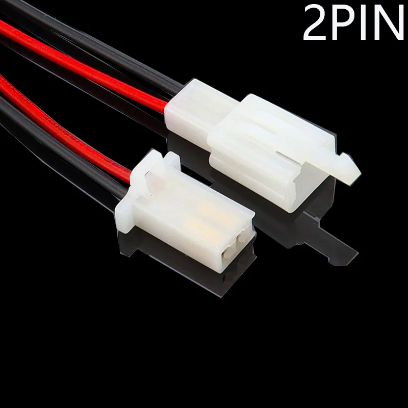 1 Kit 2 Pin Way Electrical Wire Connector Plug Set auto connectors with cable/total length 21CM