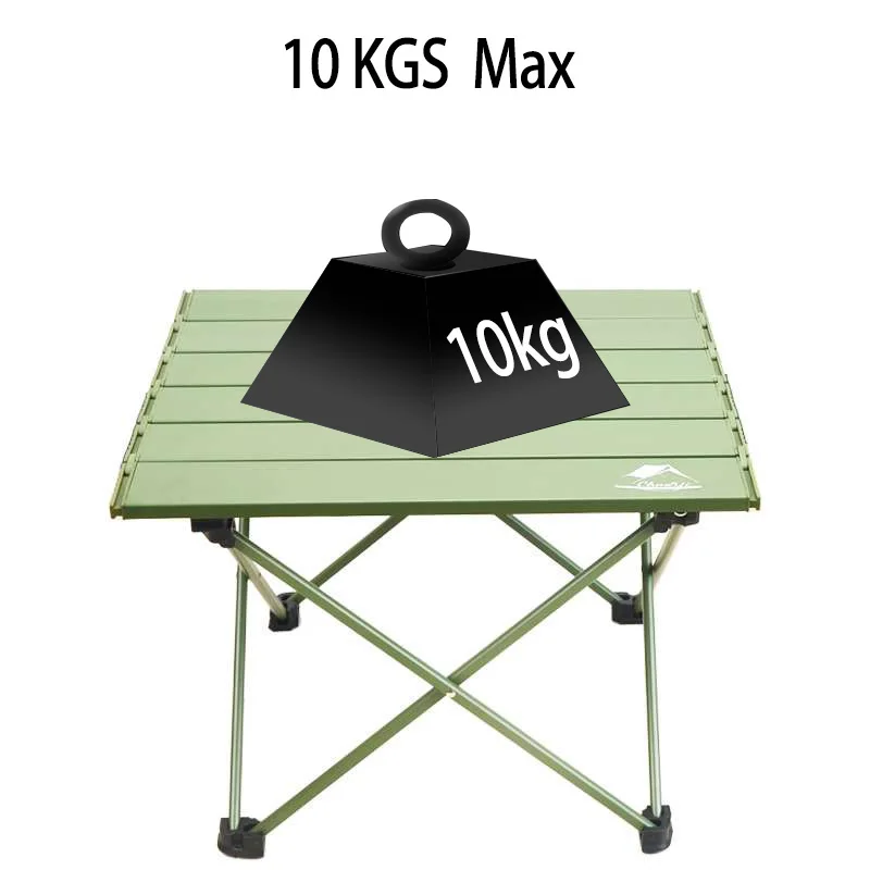 Folding Camping Table Outdoor BBQ Backpacking Aluminum Alloy Portable Durable Barbecue Desk Furniture Computer  Lightweight