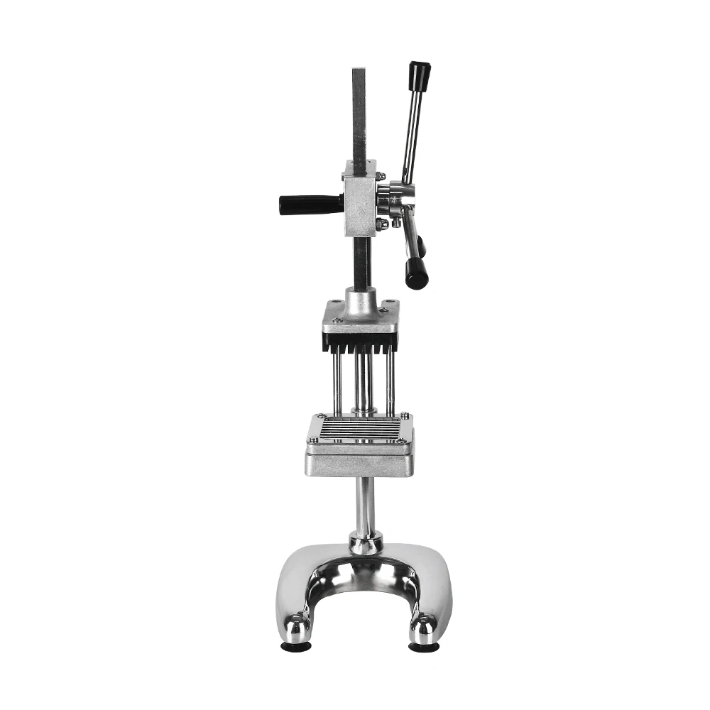 

For Manual French Fries Machine Potato Cutter Vegetable Dicer Chips Slicer Fried Potato Cutting Maker Stainless Steel W/ 3 Blade