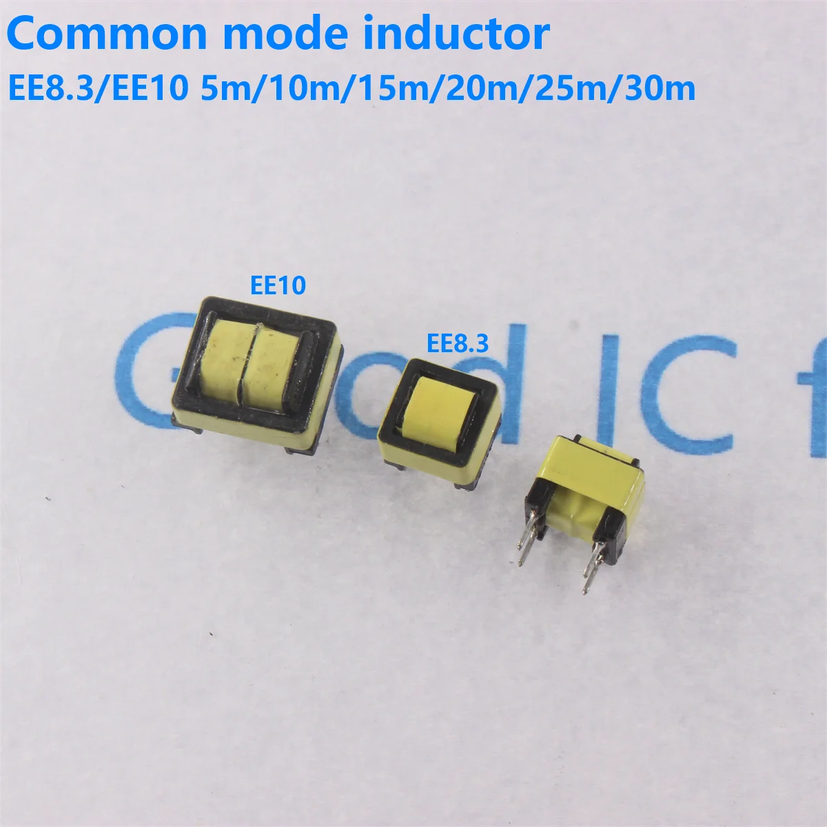 10pcs EE8.3 EE10 Common Mode Inductive Filter 5MH 10MH 15MH 20MH 25MH 30MH 35MH 40MH 50MH 60MH 100MH Transformer