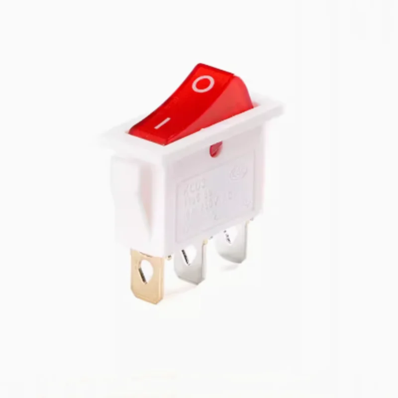 5pcs KCD3 Rocker Switch 16A 250VAC/ 20A 125VAC 2/3 Position Electrical Equipment With Light Power Switch ON-OFF ON-OFF-ON