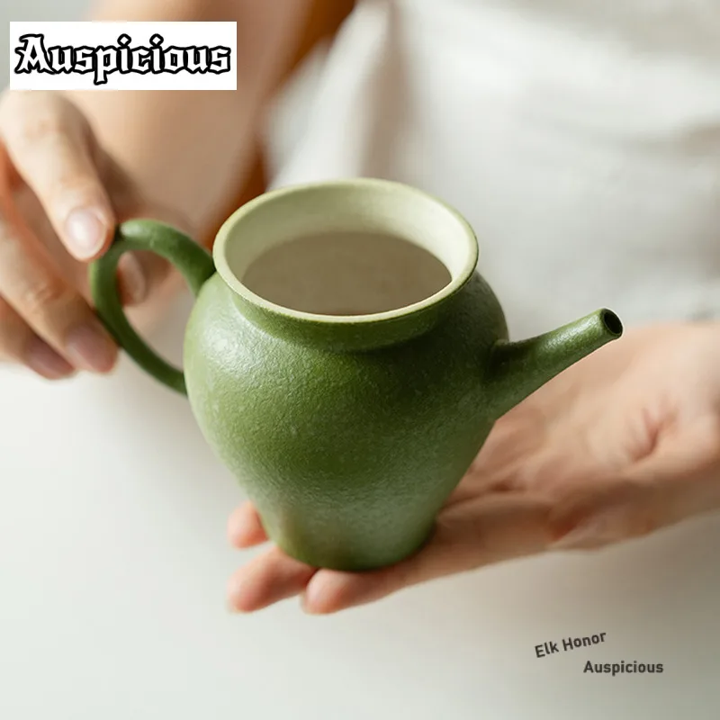 

200 мл легкий роскошный и высококачественный зеленый оранжевый чайник, роскошный чайник для заварки чая, чайник с ситечком для чайных украшений, подарок