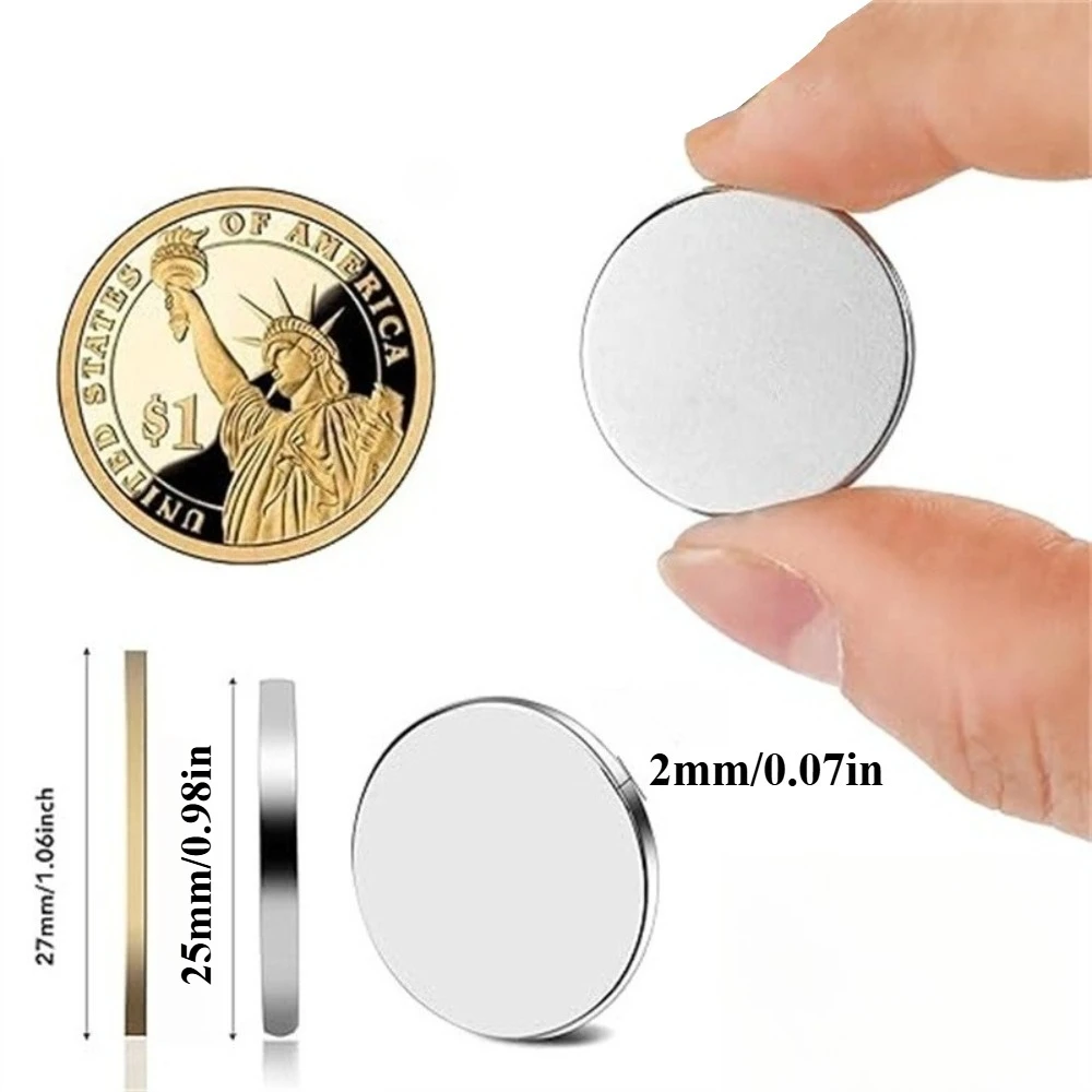 Runde Neodym-Magnete 10 x 2/15 x 2/25 x 2 mm für selbstgemachte Feiertagstaschen, saisonale Lager- und Bürowerkzeugaufbewahrung sowie Weihnachtswände – Detail 4