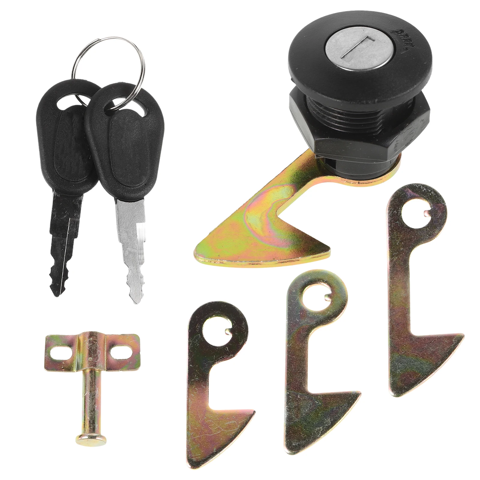 

1 set Electric Motorcycle Trunk Lock Zinc Alloy Hook Anti theft Scooter Tail Lock Kit Moped Rear Luggage Storage 2