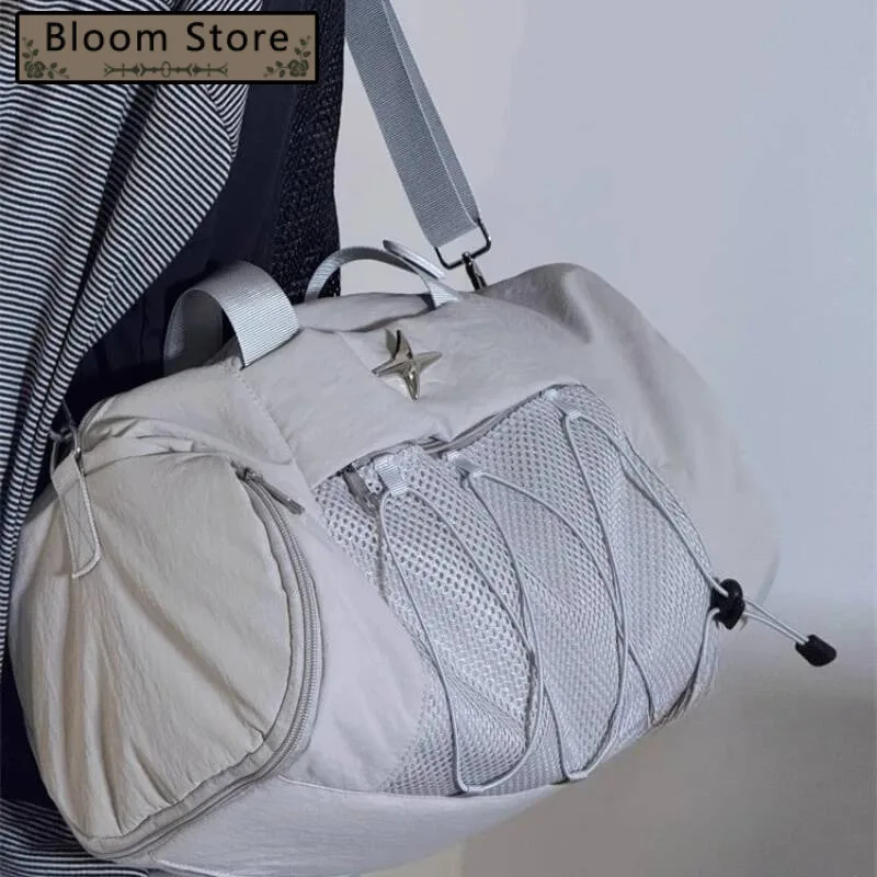 

Vintage Y2k Aesthetic Simple Gym Bags Women Casual Shoulder Underarm Bag Grunge All Match Trendy Handbags Crossbody Streetwear