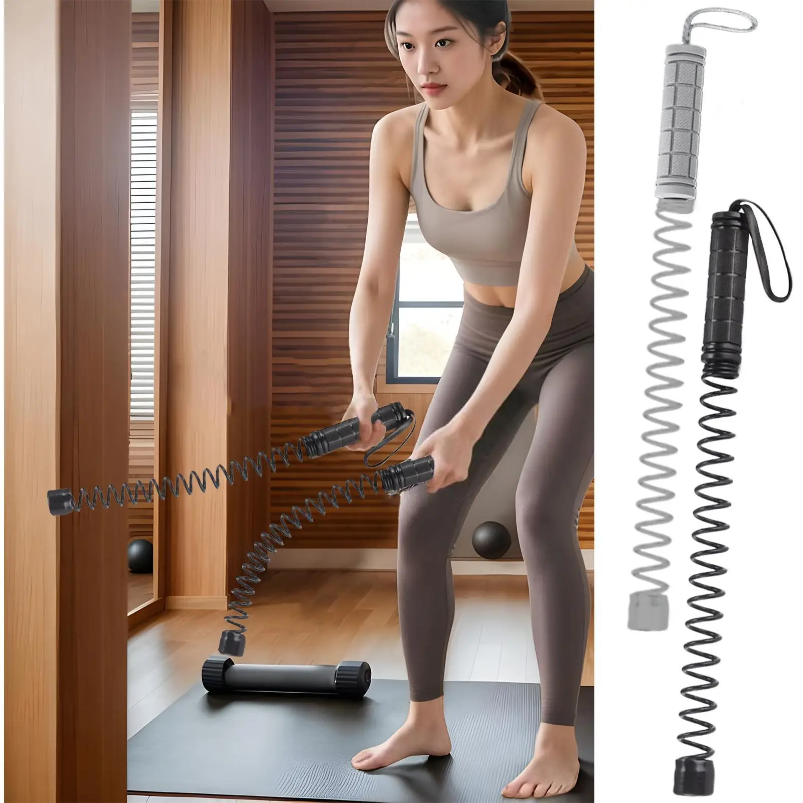 

Боевые веревки для домашнего спортзала Тренажер для коррекции фигуры 2-х шт. Беспроводные боевые веревки для кардио-хуличности HIIT MMA Боксерское оборудование