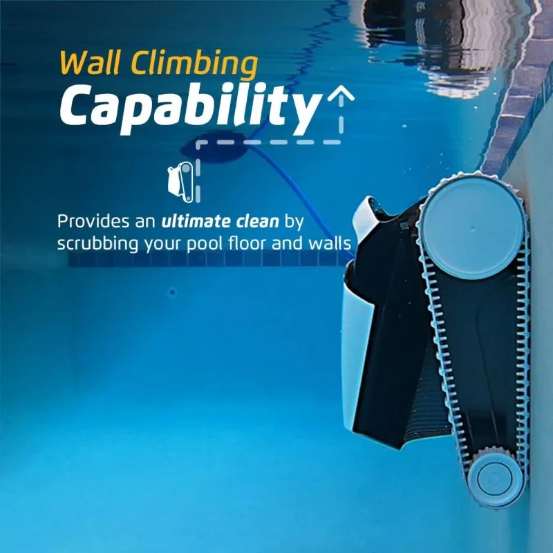 Dolphin (2025 Model) Explorer E20 Automatic Robotic Pool Vacuum Cleaner, Wall Climbing, Active Scrubber Brush