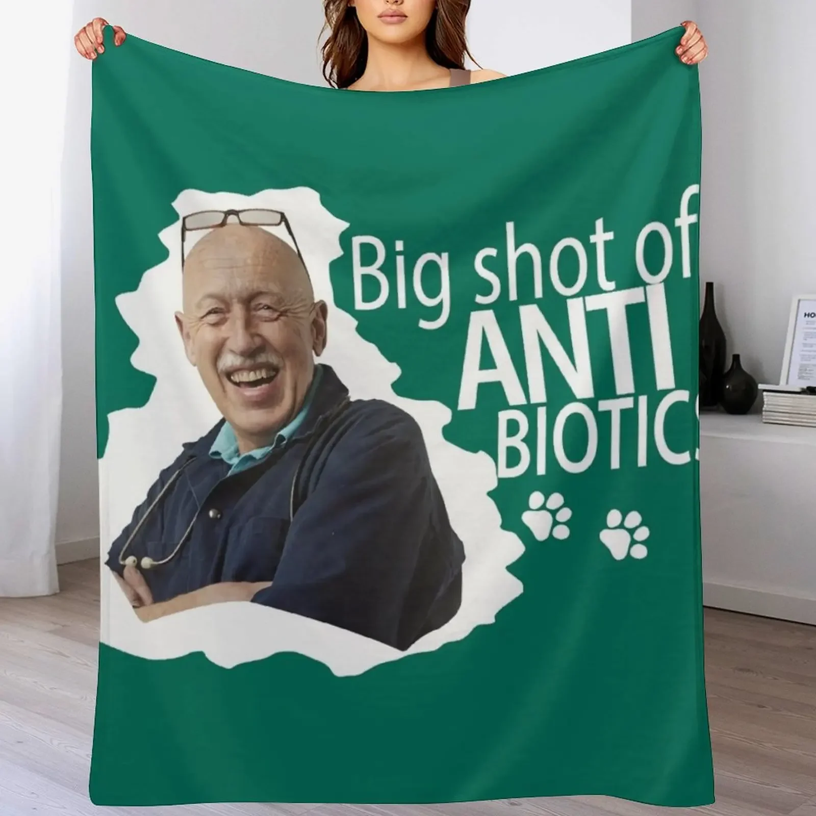 Big Shot Dr Pol Throw Blanket Flannel Fleece Soft Warm Throw Blanket