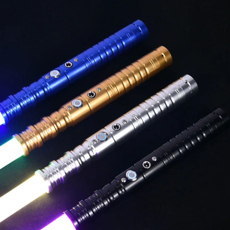 WANARICO 7 Colors Variable RGB Lightsaber 63CM Total Length Laser Sword Metal Handle FX Duel Sound Effect USB Charging for Gift