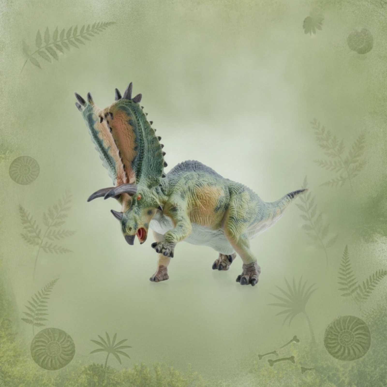 Figurinha de Pentaceratops, Fi - Art Craft Dinosaur avaliação e preço