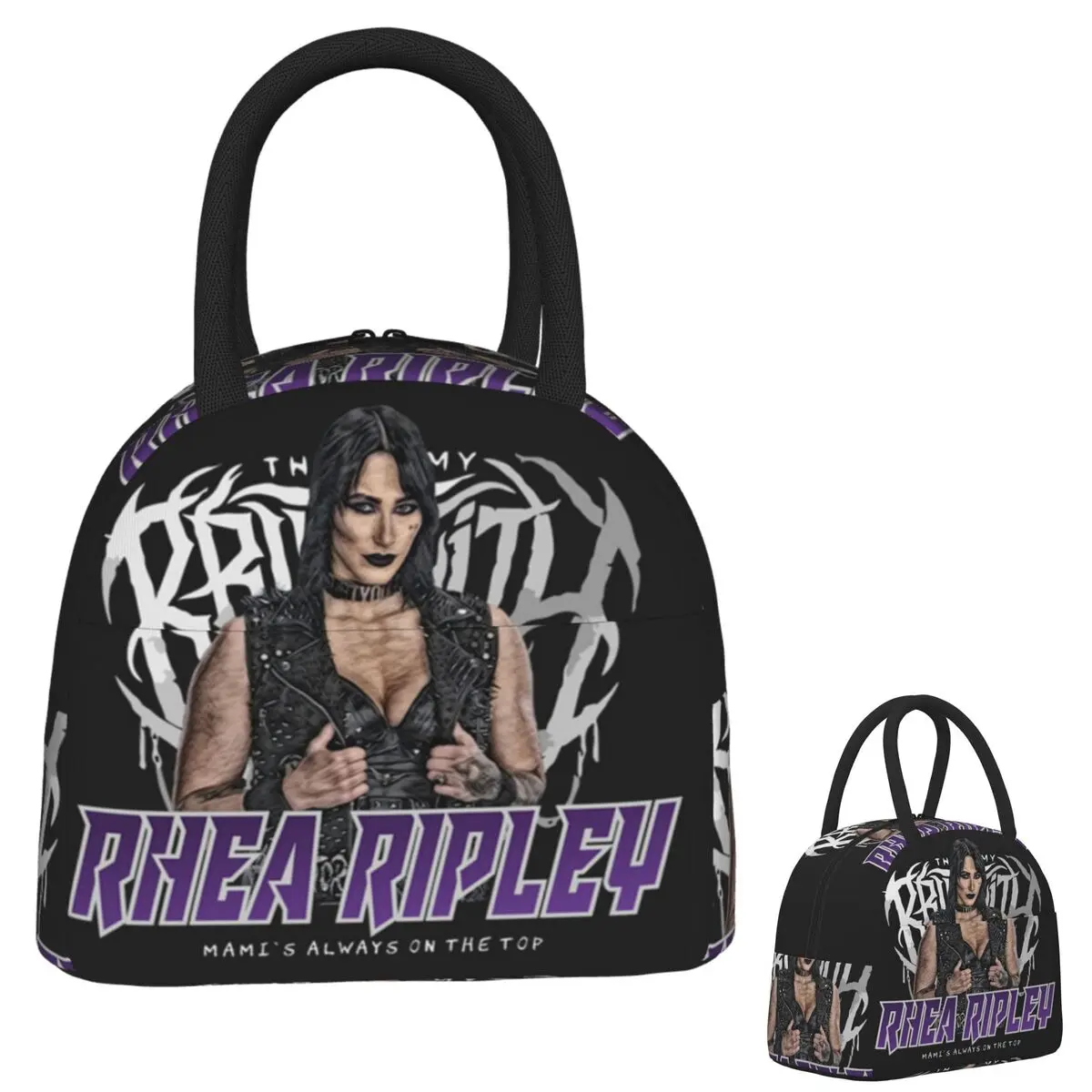 

Rhea Ripley Mami's On Top Lunch Bags Insulated Bento Box Waterproof Lunch TotePicnic Bags Cooler Bag for Woman Student Travel