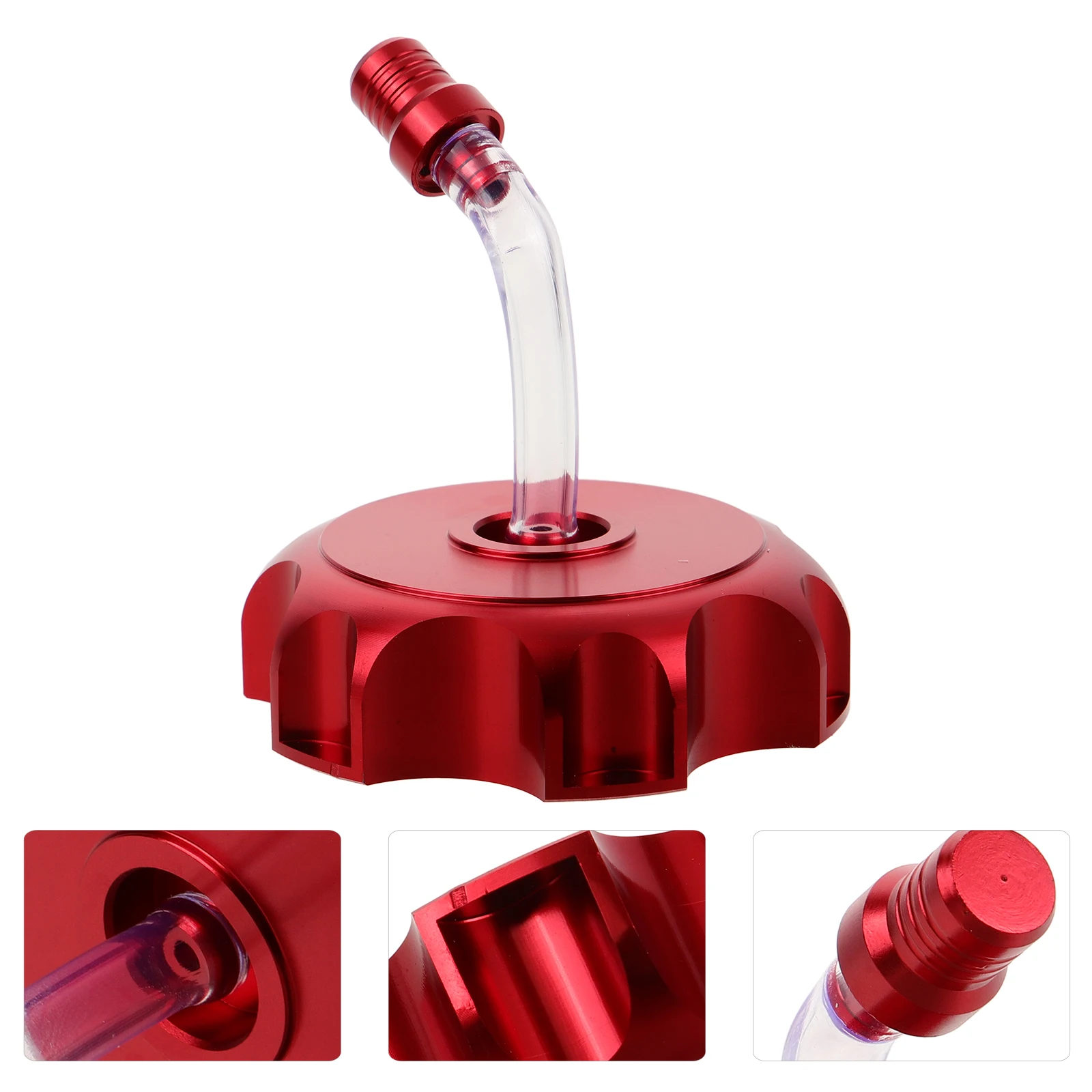 

Aluminum Alloy Motorcycle Fuel Tank Ventilation Hose Lightweight Gas Cap Compatible With Various Brands Easy Installation Gas