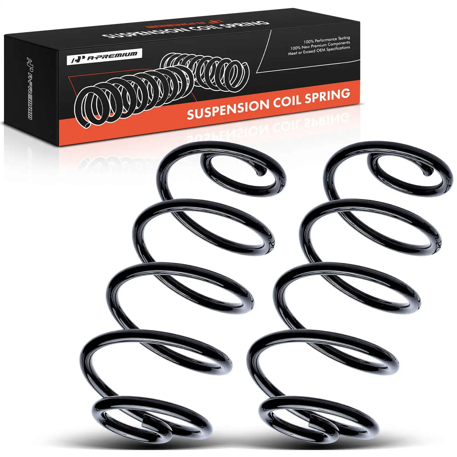 A-Premium 2Pcs Rear Left & Right Coil Springs for Chevrolet Malibu 1978-1980 Buick Regal 1978-1987 Century 1978-1981 Skylark