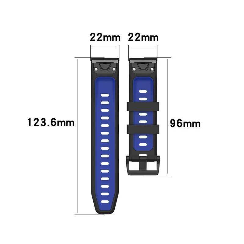 Quick fit Watch Band Strap for Garmin Fenix 6X Pro Watch Silicone Easyfit Wrist Band For Fenix 6S 6Pro 5S 22 26MM Watch Strap