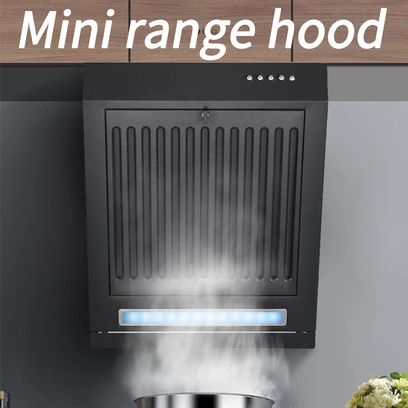 380mm Mini Single-Motor Kitchen Hood Household Rental Room Side Suction Kitchen Ventilator Exhaust Hood Energy Conservation