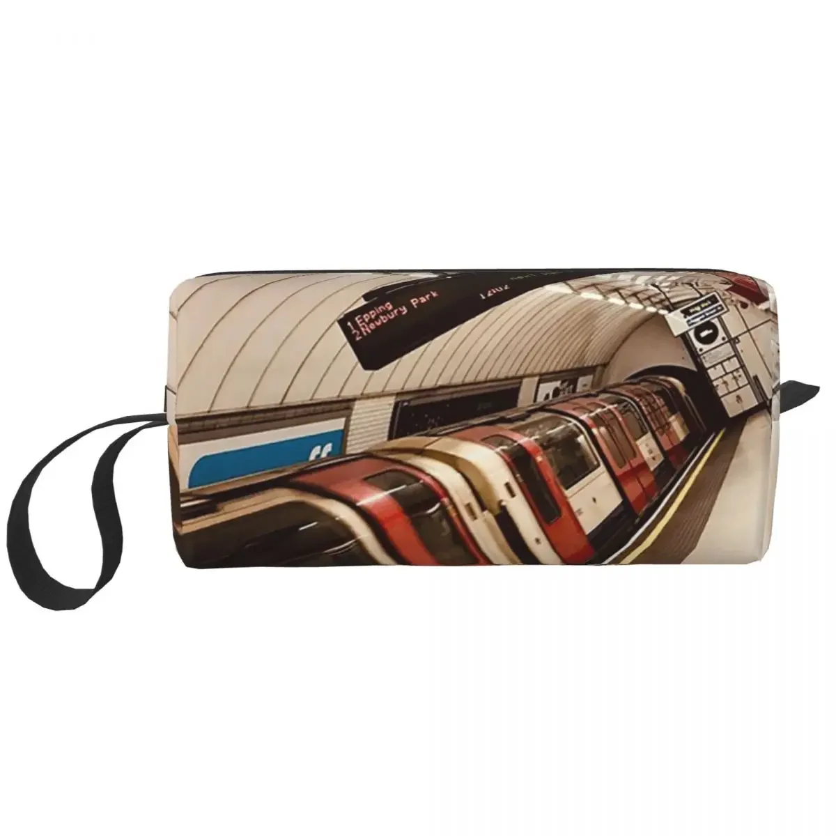 London Under Ground Station Pencil Cases Big Capacity Pen Bags Pen Box Pencil Pouch For Boy Girls Students Stationery Makeup Bag