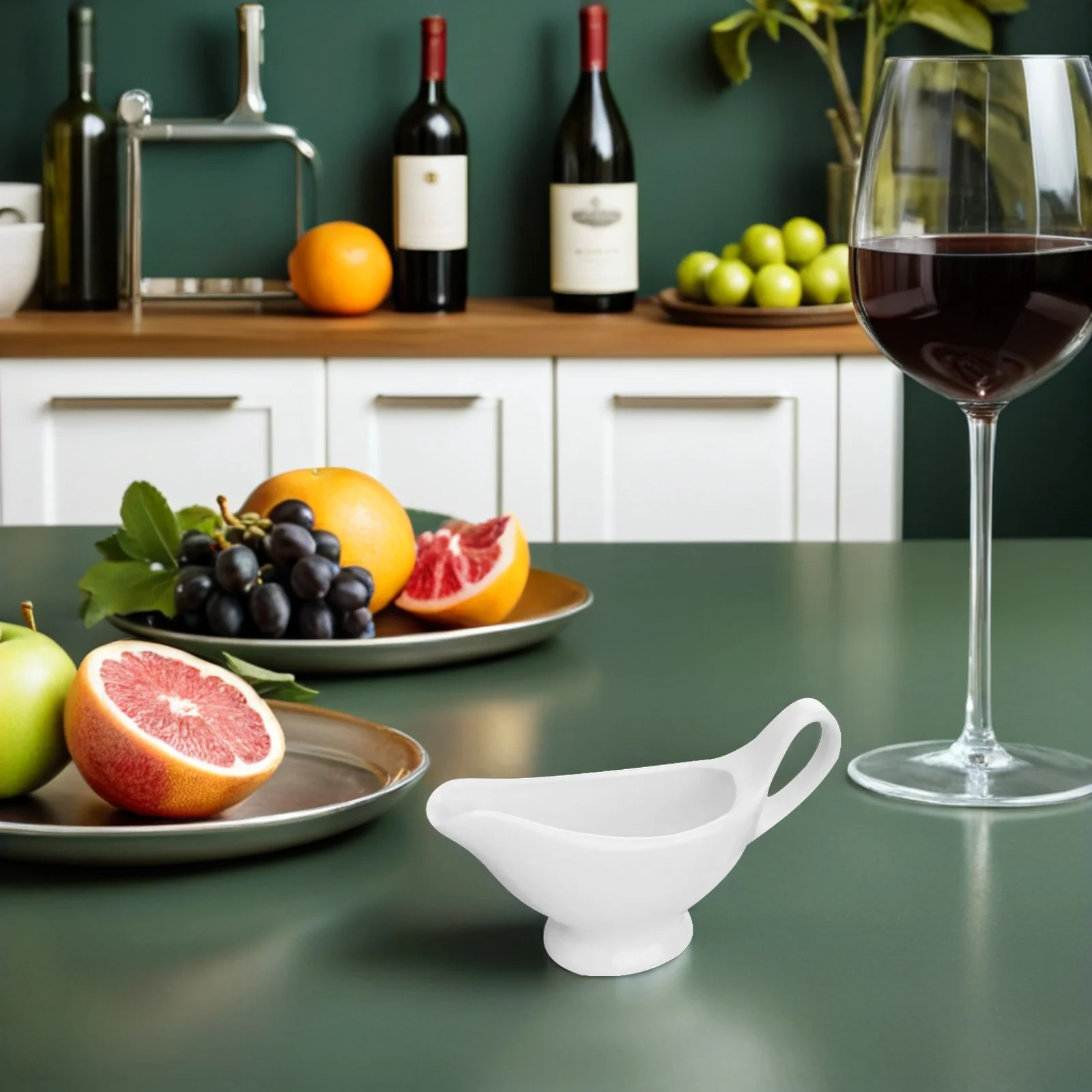 

2Pcs Ceramic Gravy Boats Sauce Dispensers Condiment Bowls for Home Hotel Restaurant Use Safe Gravy Boats