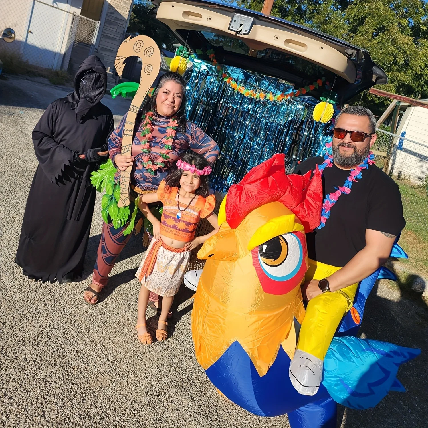 زي الديك المضحك القابل للنفخ - لعب الأدوار المثالي لحفلات الهالوين الترفيهية