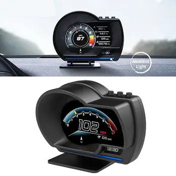 Araç ve Kamyonlar için Head Up Display OBD2+GPS Akıllı Gösterge, Hız Göstergesi, Turbo RPM Alarmı 10 best sales Obd devir - №3