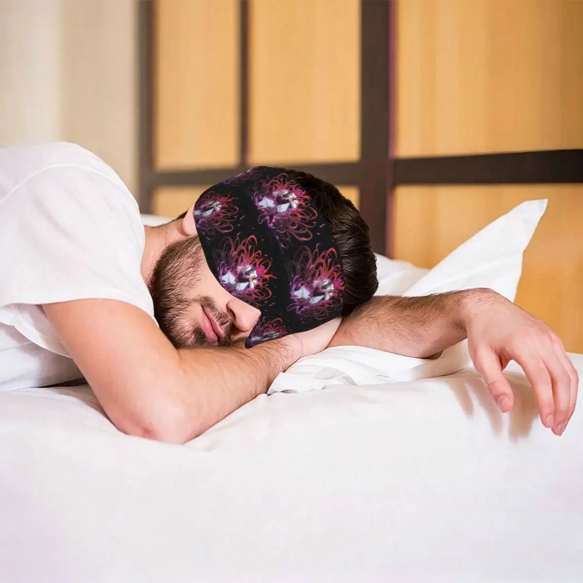 Anime HXH Hunter X Hunter Hisoka Morow sleep mask Portable Eye Cover for Girls Boys Office Nap Party Gift Eyeshade eyepatch