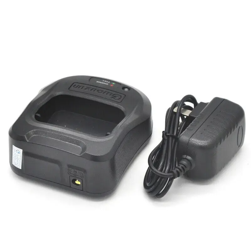 2pcs Original 100V-240V Battery Charger with Adapter for Radio Walkie Talkie WouXun KG-UV9D KG-UV9D Plus