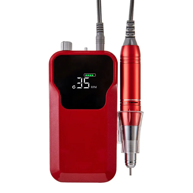 

Электрическая полировальная машинка для ногтей, портативная высокоскоростная шумопоглощающая и амортизация, электрическая машинка для удаления ногтей и полировщик для ногтей