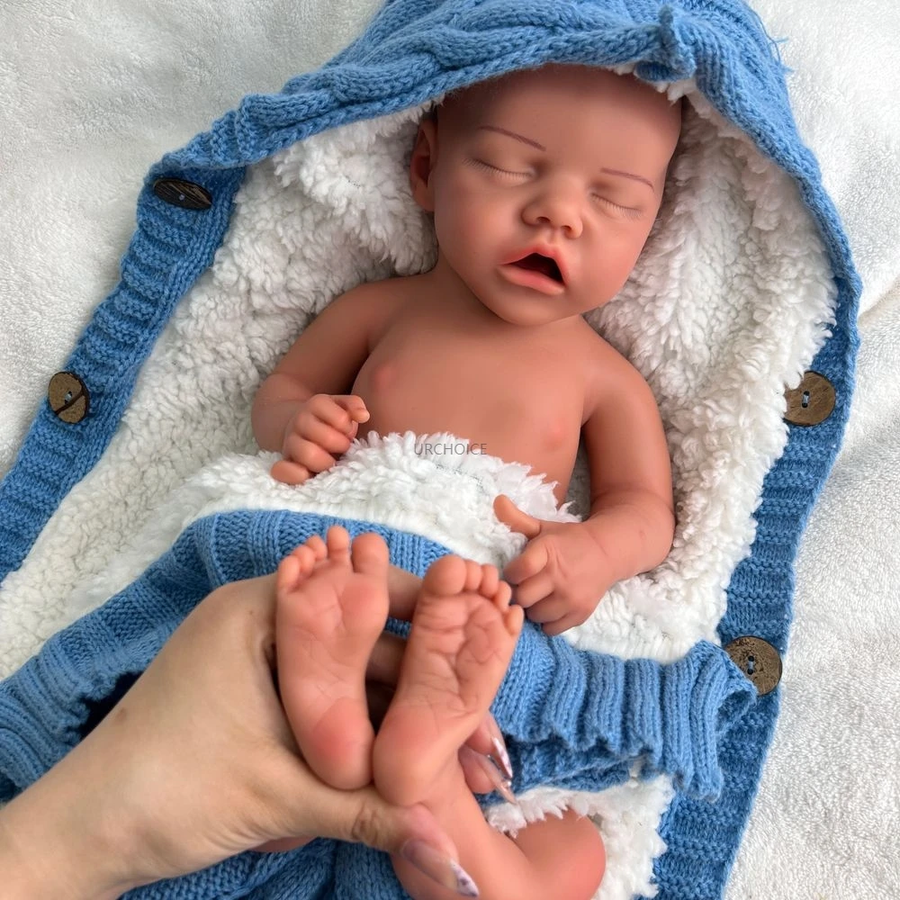 3D Huid Handgemaakte Geschilderde Baby Meisje 18Inch Full Body Zachte Siliconen Reborn Pop Levensechte Wasbare Gewogen Pop voor Collectie