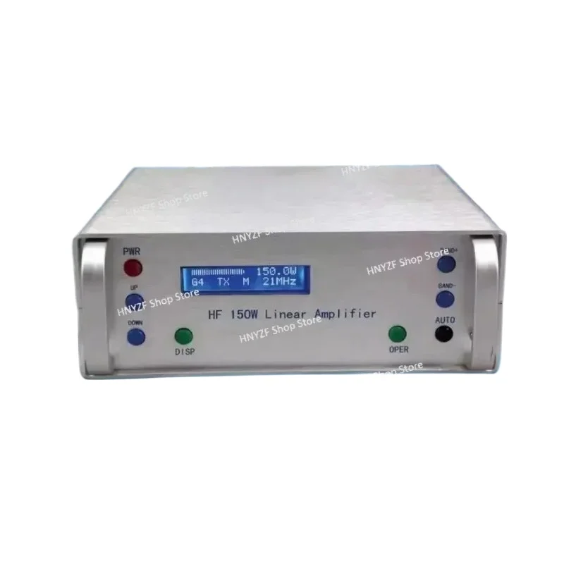 RS-928 150W HF Power Amplifier 0.5-30Mhz Half Duplex for FM AM SSB CW FT8 SDR IC705 Transceivers Frequency Band Switch Gain