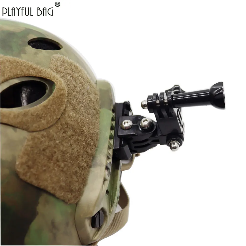 FAST & MICH Tactical Helmet Camera Mount For Gopro Action Camera Mountain Dog Recorder Stand Quick Release Airsoft Parts QG300S