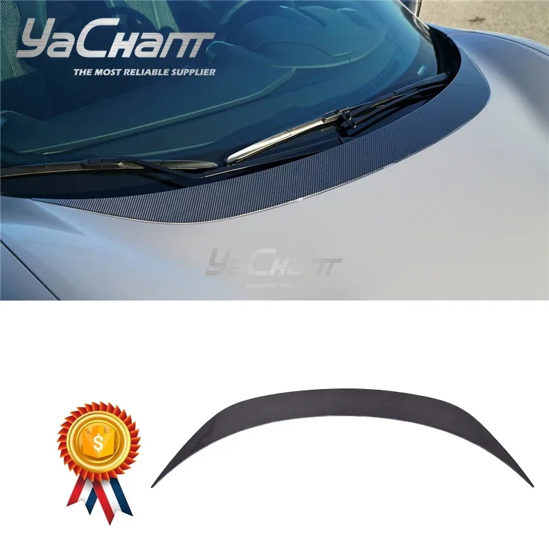 

DCF Dry Carbon Fiber Front Trunk Lid Hood Upper Vent Cover Fit For 2020-2022 Ferrari F8 Tributo & Spider