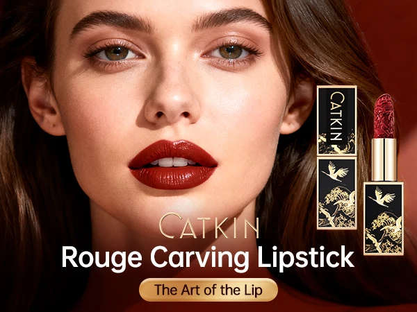 CATKIN Eternal Love Rouge Lipstick 3.6g 10 Colors Apricot Orang Wedding Red Gorgeous Peach Smooth Soft Texture Protects Lip Skin