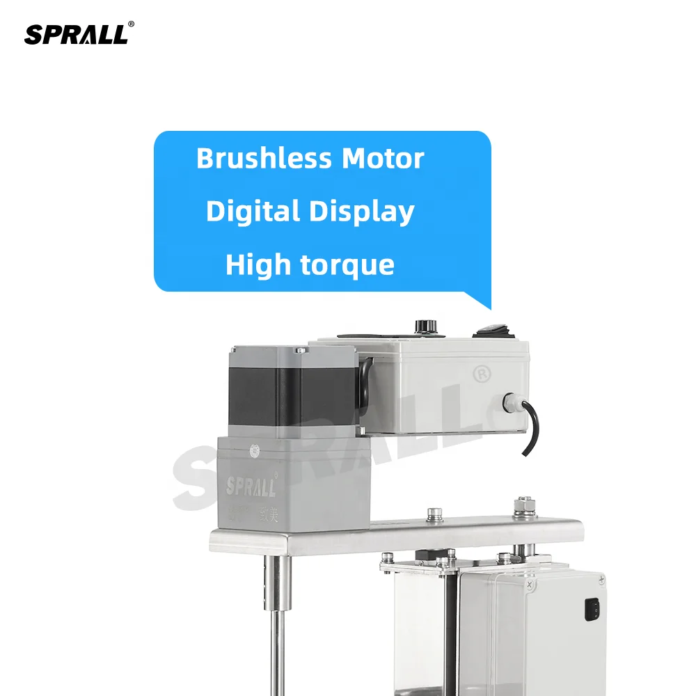 

【HOT】SPRALL Industry Ibc Tank Mixer Electric Motor Liquid Soap Solution Mixer Paint Detergent Liquid Food Shampoo Mixers Machine