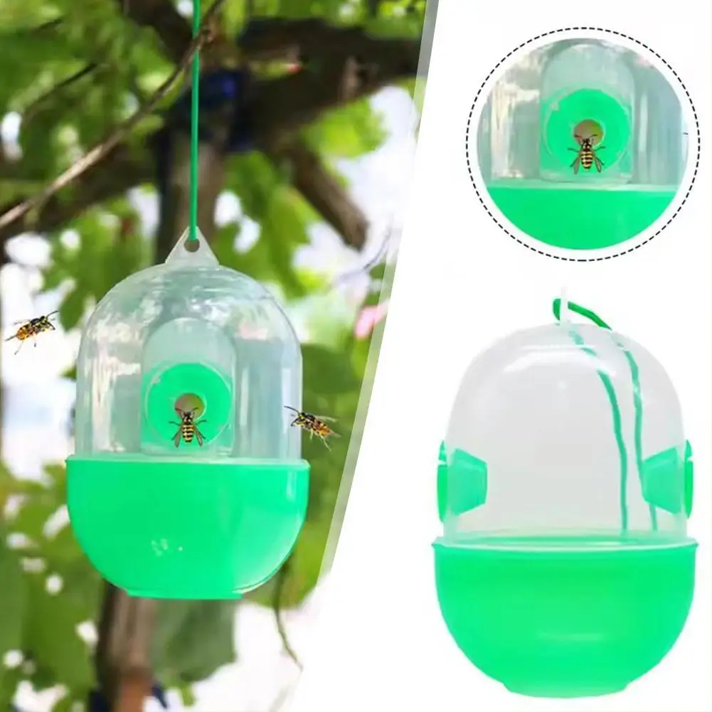 Hanging Wasp Insect Traps Reusable Outdoor Wasp Hanging Fly Trap Orchard Insect Trap Pest Control Products For Home Garden