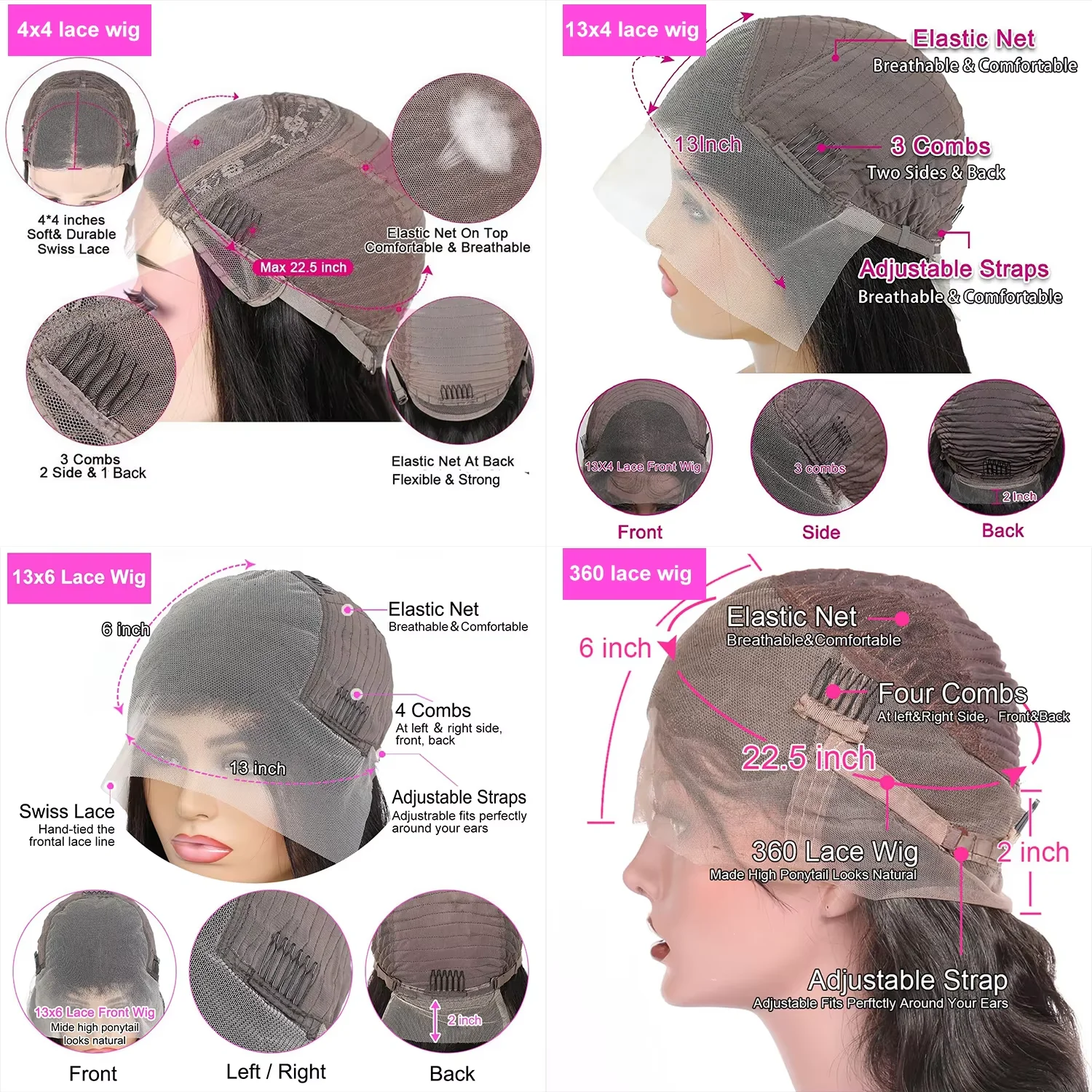 40 Inch 13x6 Hd Deep Wave Lace Frontal Wig 250 Density Kinky Curly Wigs Human Hair Loose Wave 360 Full Lace Front Wig Human Hair image 6