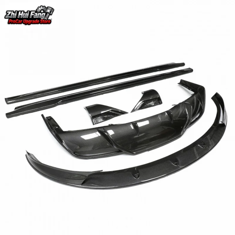 

Подходит для Tesla Model 3, обновленная версия, сухое объемное углеродное волокно, задняя губа, боковая юбка, комплект переднего разветвителя