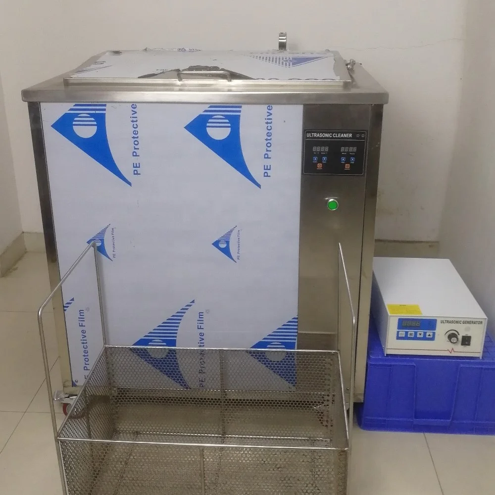 60L Industrial Ultrasonic Cleaner Bath with Oil Filter Degreasing  System