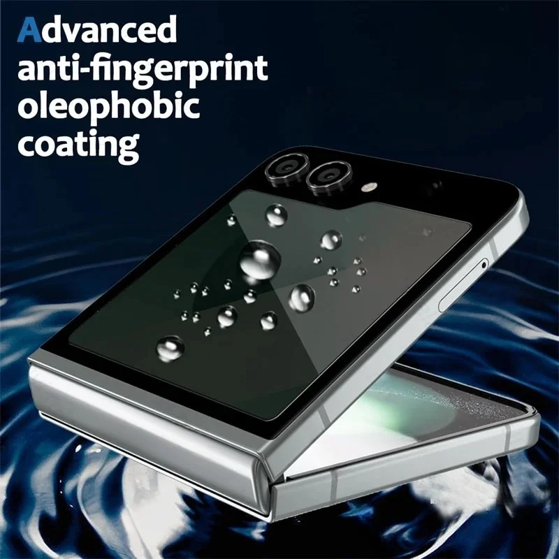 Preventing Glass for Samsung Galaxy Z Flip 6 5 Anti  glance  Screen Protector Protective Glass for Galaxy Z Flip 6 5 Glass