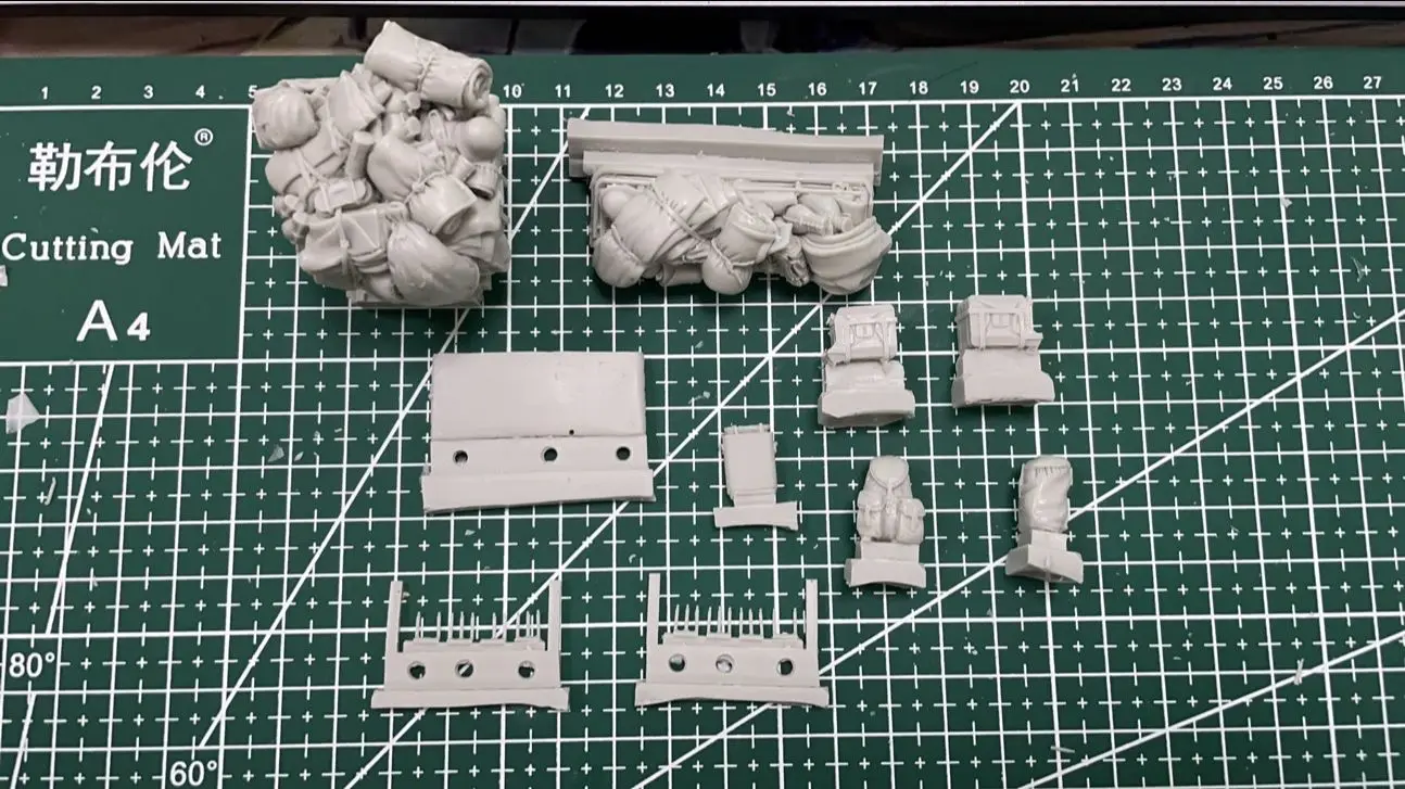 1:35 Scale Resin Die-cast Armored Vehicle Tank Chariot Parts Modification Does Not Include Unpainted Tank Model