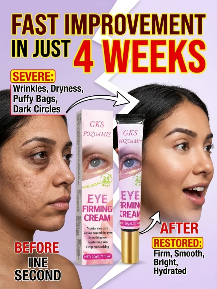 Hydrating Eye Care Cream, Nourish Dry Skin Around Eyes, Smooth Fine Dry Lines, Brighten Dark Dull Eye Area, Reduce Puffy Look, Maintain Soft and Supple Feeling of Eye Skin