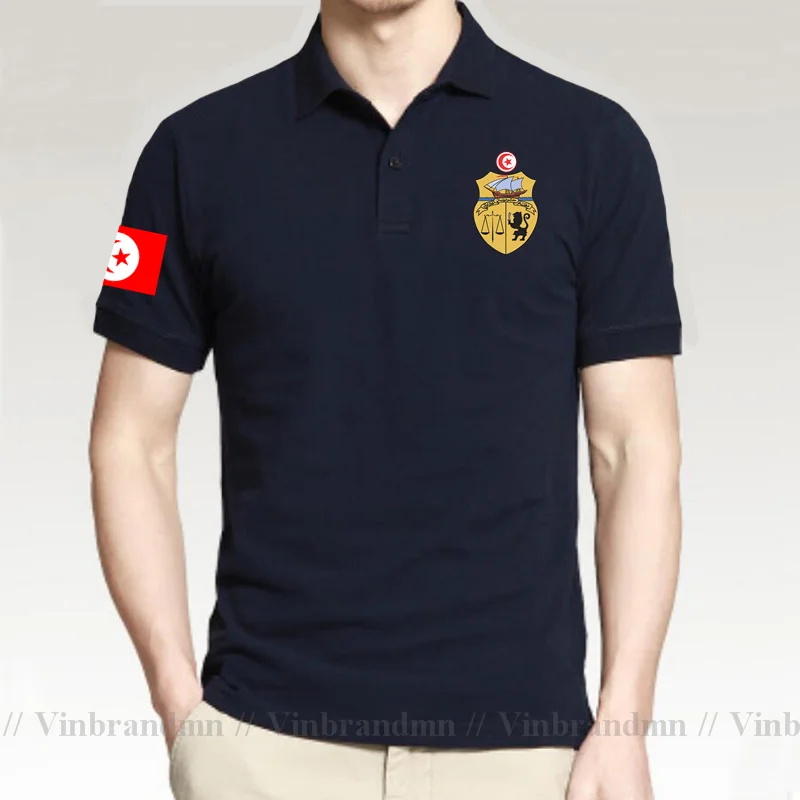 Tunisia Tunisian Polo Shirts Men Short Sleeve Tops New Classic Design 100% Cotton Nation Team Flag TUN Arabic Tunisie Polo Shirt