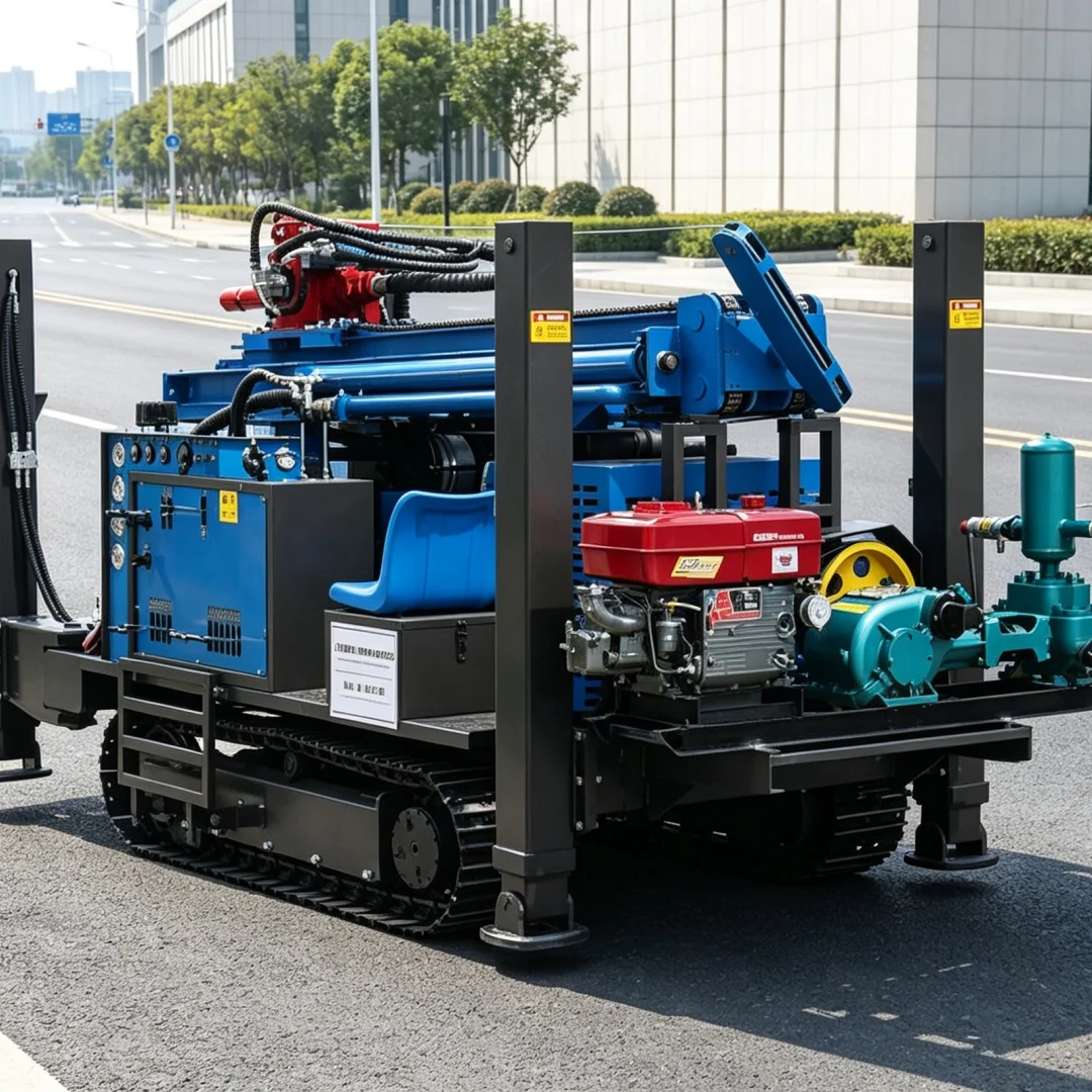 Customized Pneumatic Water Well Drilling Rig, Mud‑free Rapid Well‑forming Drilling Machinery