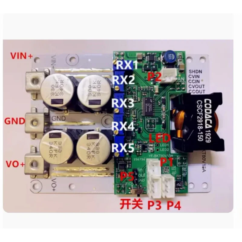 DC Auto Lift and Lower Voltage Li-ion Battery Charge and Discharge Electric Fuel Cell Solar MPPT Charging 1-20A/3-75V