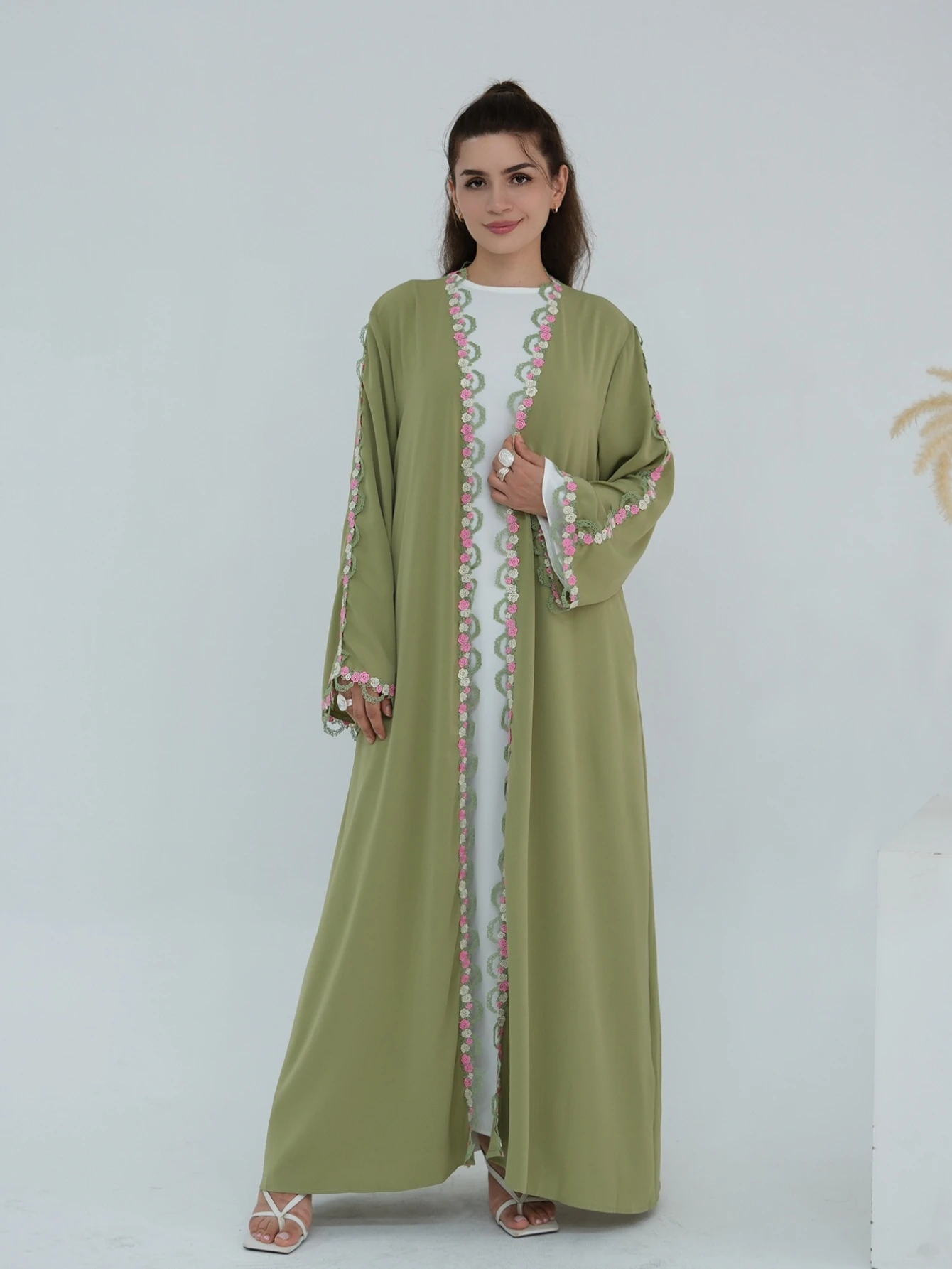 Eid Abaya Women Dress Muslim Embroidery Dubai Vestidos Largos Long Dresses Kaftan Arab Robe Party Caftan Jalabiya Ramadan 2025