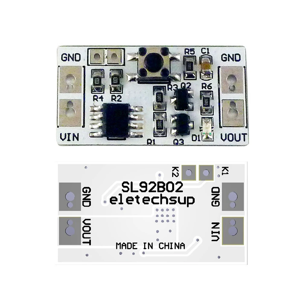 DC 3-20V 5V 12V 5A modulo interruttore autobloccante bistabile Controller Driver LED relè Touch scheda elettronica